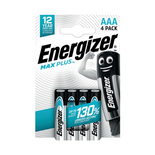ENERGIZER MAX PLUS AAA BATTERY (PACK OF 4) E303320600