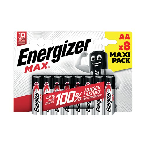 ENERGIZER MAX AA BATTERY (PACK OF 8) E303324700