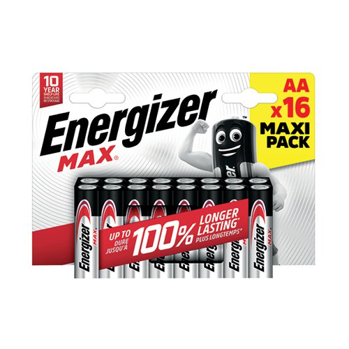 ENERGIZER MAX AA BATTERY (PACK OF 16) E303327500