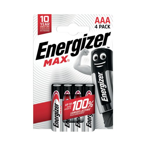 ENERGIZER MAX AAA BATTERY (PACK OF 4) E303325600