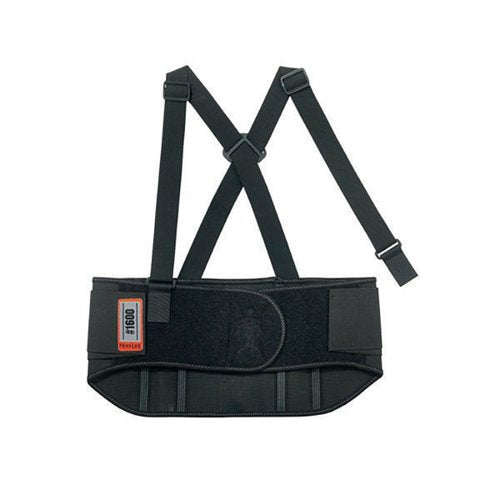 ERGODYNE STANDARD ELASTIC BACK SUPPORT BLACK XL EY1600XL
