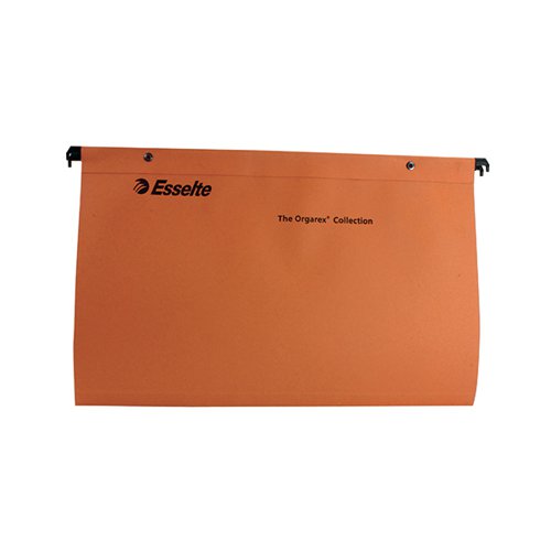 ESSELTE ORGAREX SUSPENSION FILE V BASE FOOLSCAP ORANGE (PACK