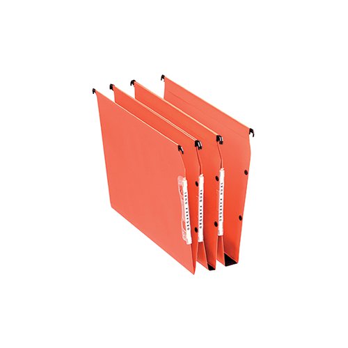 ESSELTE ORGAREX 50MM LATERAL FILE A4 ORANGE (PACK OF 25) 216