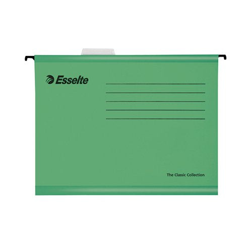 ESSELTE CLASSIC A4 GREEN SUSPENSION FILE (PACK OF 25) 90318