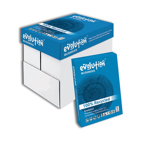 EVOLUTION BUSINESS A4 RECYCLED PAPER 80GSM WHITE (PACK OF 25