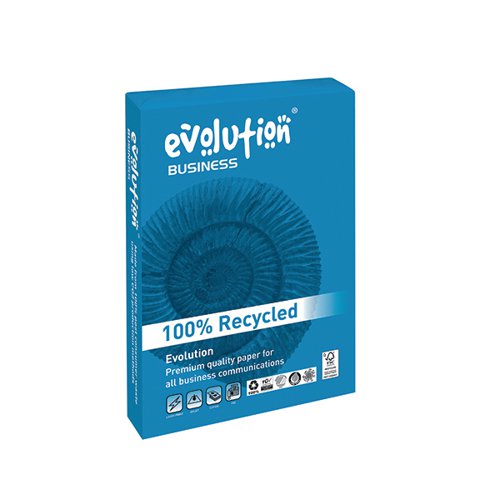 EVOLUTION BUSINESS A3 RECYCLED PAPER 100GSM WHITE REAM 500 E