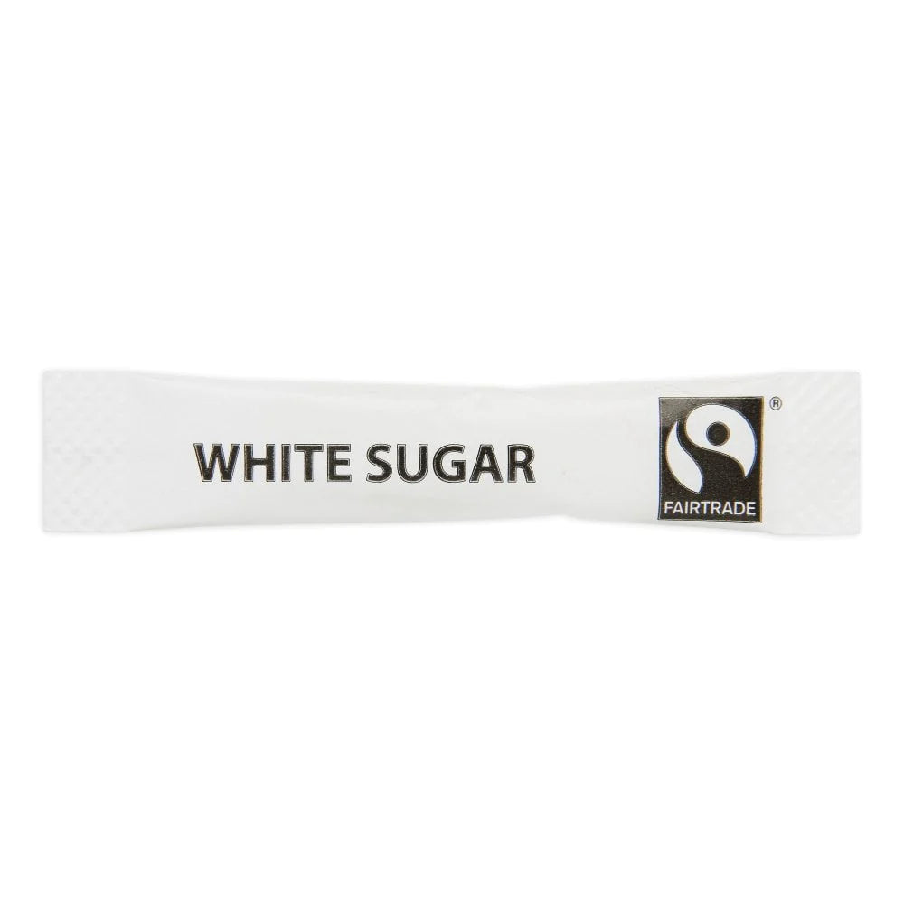 FAIRTRADE WHITE SUGAR STICKS x 1000