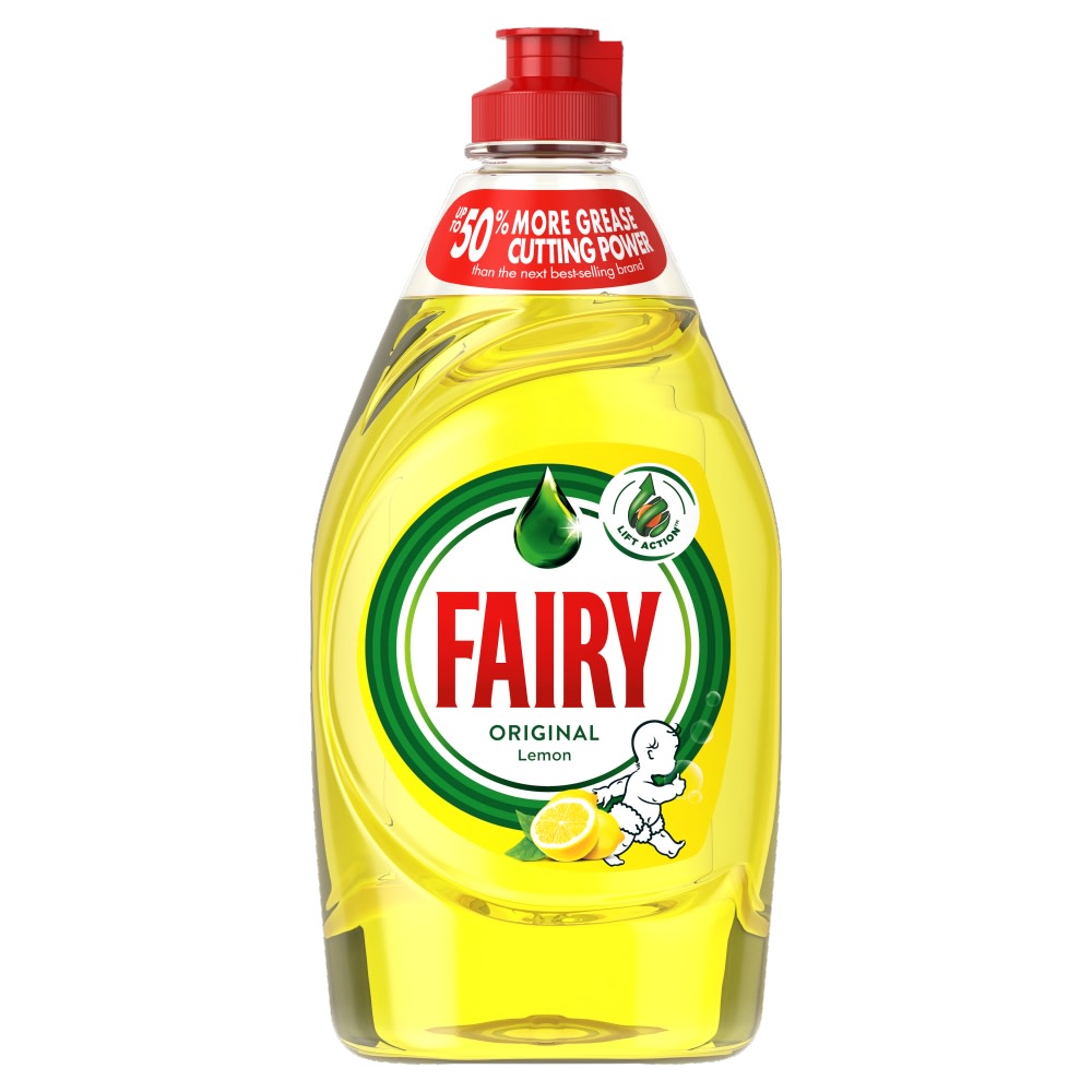 FAIRY LIQUID LEMON (383ml) x 10