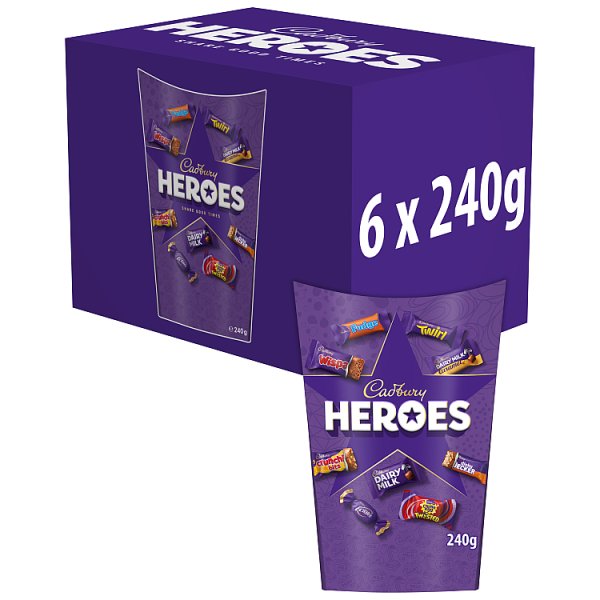 CADBURY HEROES BOX 6X240G