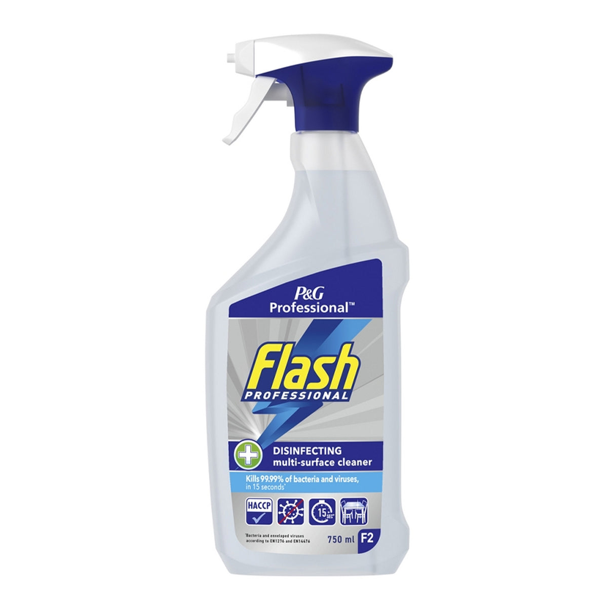 FLASH PROFESSIONAL DISINFECTANT MULTI SURFACE SPRAY (750ml) x 6