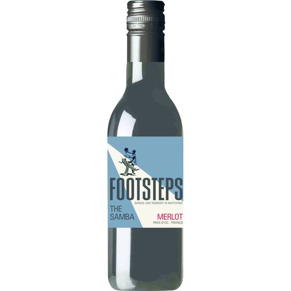 FOOTSTEPS MERLOT PAYS D'OC (187ml) x 12