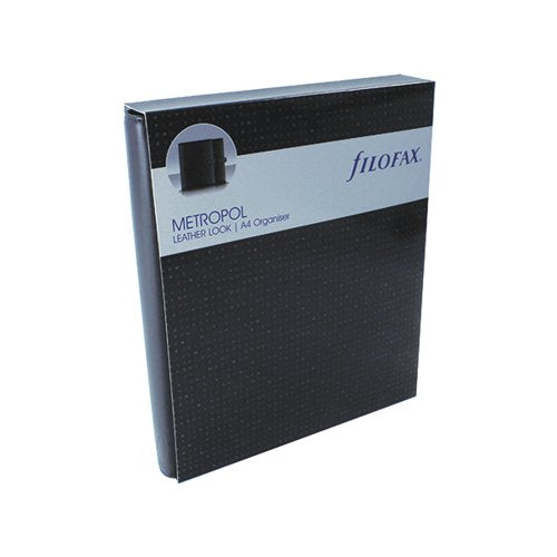 FILOFAX METROPOL ORGANISER A4 BLACK 026921