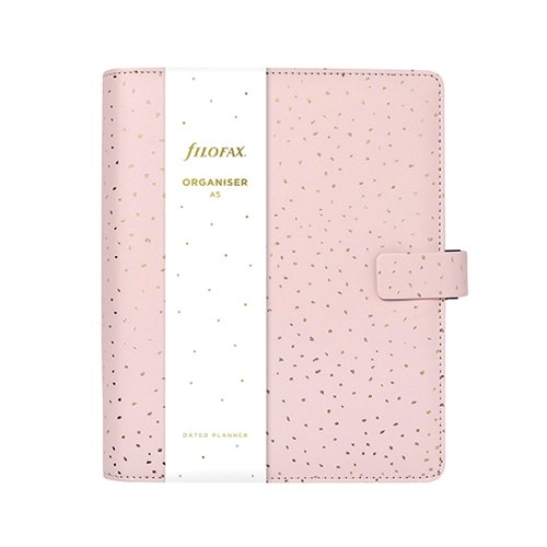 FILOFAX CONFETTI PERSONAL ORGANISER ROSE QUARTZ 028723