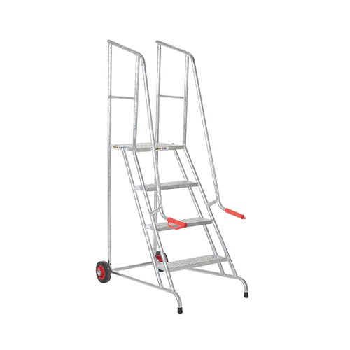CLIMB-IT LOADING STEP 4 TREAD GALVANISED/SILVER SLS04G