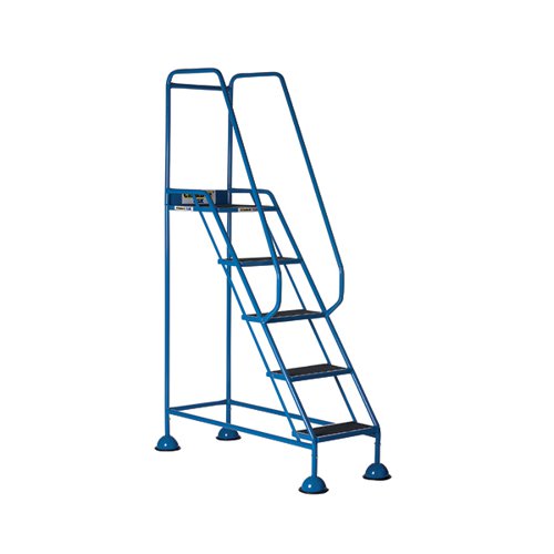 CLIMB-IT DOMED FEET STEP 5 TREAD ANTI SLIP BLUE AAD05SBL