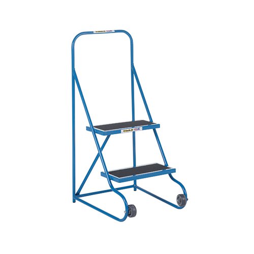 CLIMB-IT TILT N PULL STEPS 2 TREAD BLUE AAT02