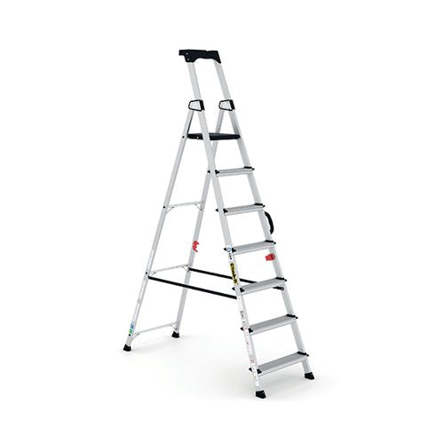 CLIMB-IT PROFESSIONAL 7 TREAD STEP LADDER WITH CARRY HANDLE