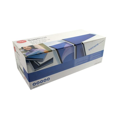 GBC SUREBIND A4 25MM BINDING STRIPS BLACK (PACK OF 100) 1132850