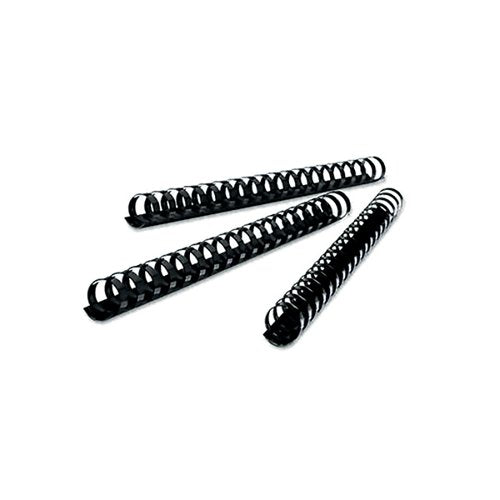 GBC COMBBIND A4 25MM BINDING COMBS BLACK (PACK OF 50) 402818