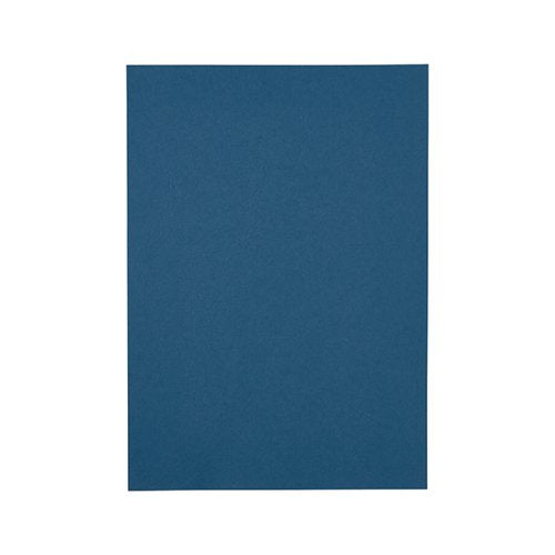 GBC LEATHERGRAIN A4 BINDING COVER 250GSM ROYAL BLUE (PACK OF