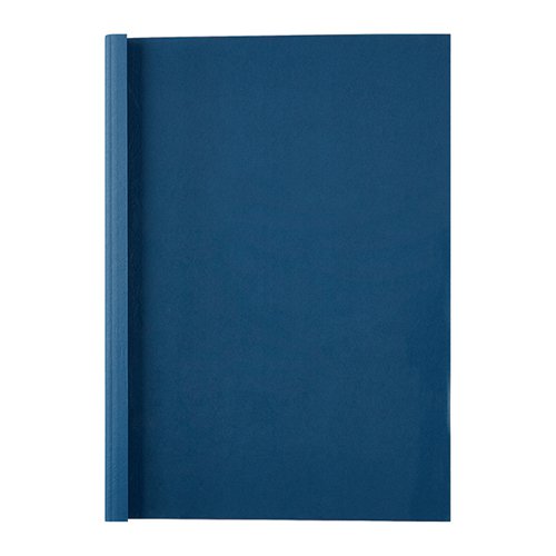 GBC LEATHERGRAIN THERMABIND A4 COVER 1.5MM BLUE (PACK OF 100