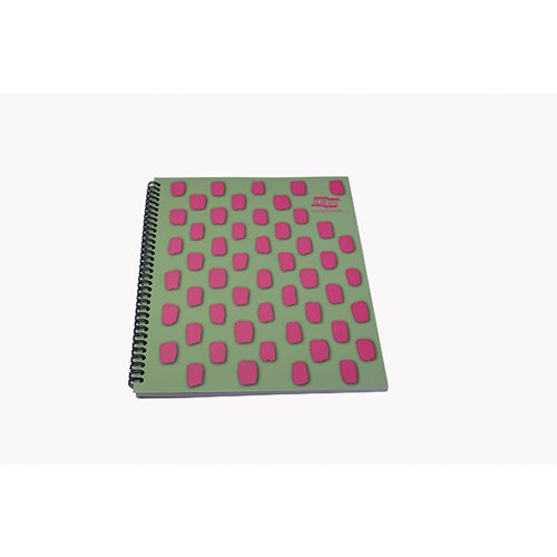 EUROPA SPLASH NOTEBOOKS 160 LINED PAGES A4+ PINK COVER (PACK