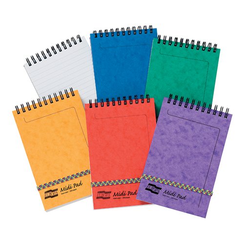 CLAIREFONTAINE EUROPA MIDI NOTEPAD 152X102MM ASSORTMENT A (P