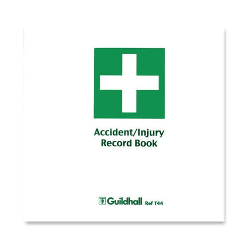 GUILDHALL ACCIDENT AND INJURY BOOK COMPLIANT WITH DPA (PACK