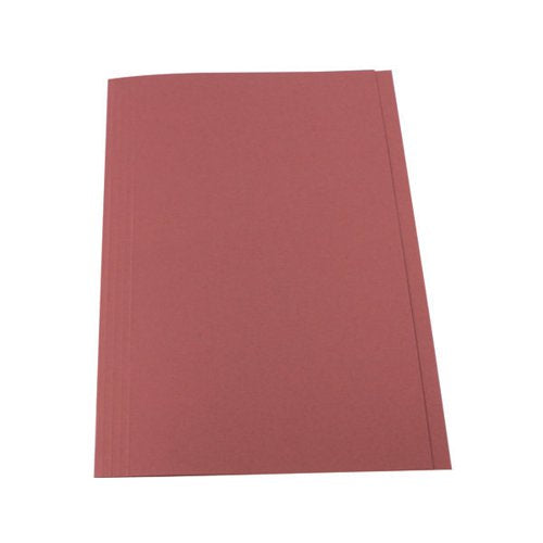 EXACOMPTA GUILDHALL SQUARE CUT FOLDER 315GSM FOOLSCAP PINK (
