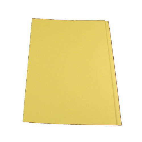 EXACOMPTA GUILDHALL SQUARE CUT FOLDER 315GSM FOOLSCAP YELLOW