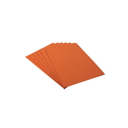 EXACOMPTA GUILDHALL SQUARE CUT FOLDER 315GSM FOOLSCAP ORANGE