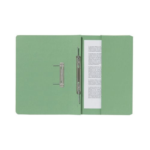 EXACOMPTA GUILDHALL POCKET SPIRAL FILE 285GSM GREEN (PACK OF