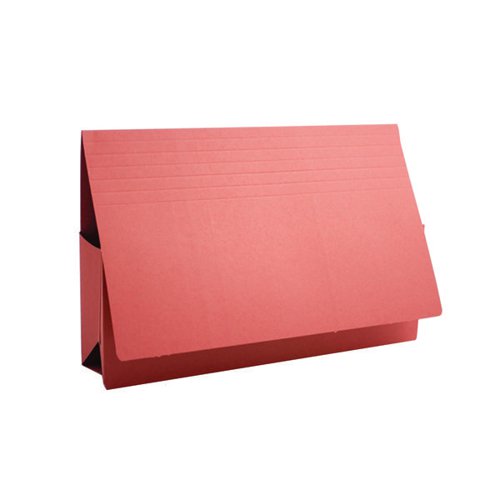 EXACOMPTA GUILDHALL PROBATE DOCUMENT WALLET 315GSM RED (PACK