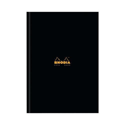 RHODIA BUSINESS BOOK A4 CASEBOUND HARDBACK 192 PAGES BLACK (