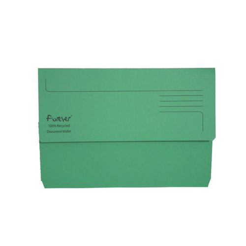 EXACOMPTA FOREVER DOCUMENT WALLET MANILLA FOOLSCAP BRIGHT GR