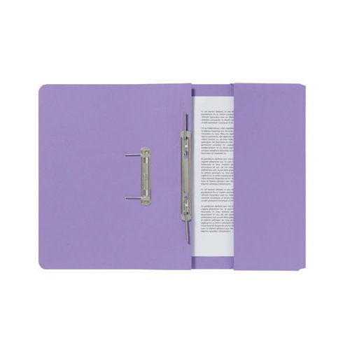 EXACOMPTA GUILDHALL POCKET SPIRAL FILE 285GSM MAUVE (PACK OF