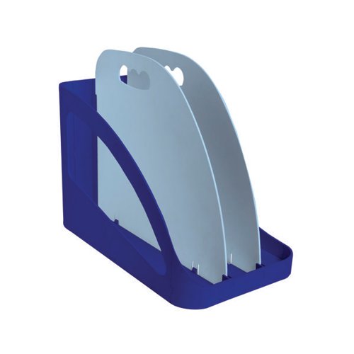 EXACOMPTA FLEXBOX VERTICAL SORTER RECYCLED BEE BLUE 3500383D