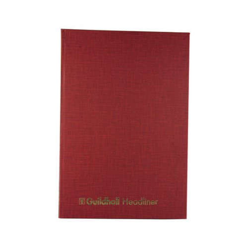 EXACOMPTA GUILDHALL 298X203MM HEADLINER BOOK 80 PAGES 38/14