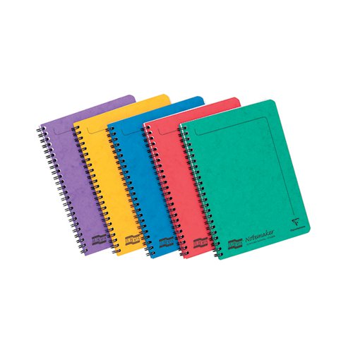 CLAIREFONTAINE EUROPA NOTEMAKER A5 ASSORTMENT A (PACK OF 10)