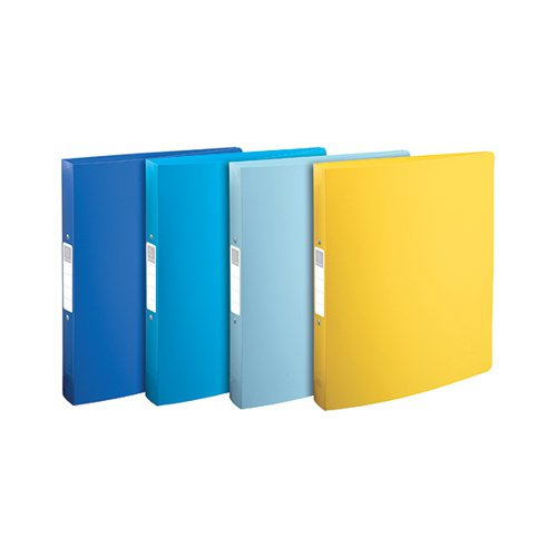 EXACOMPTA BEE BLUE RING BINDER 2-RING 30MM SPINE PP ASSORTED