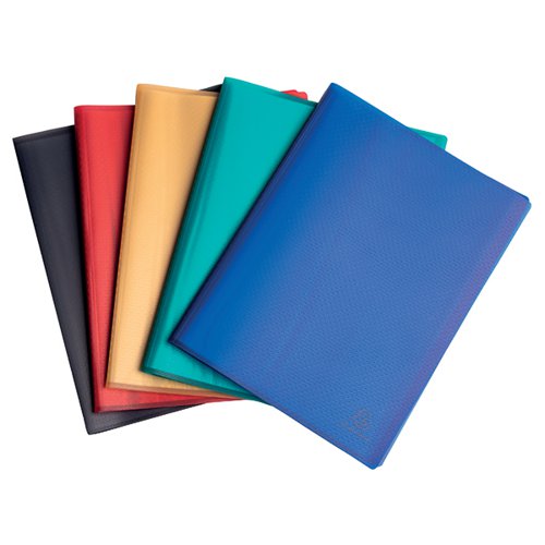 EXACOMPTA OPAK RECYCLED DISPLAY BOOK 30 POCKETS A4 ASSORTED