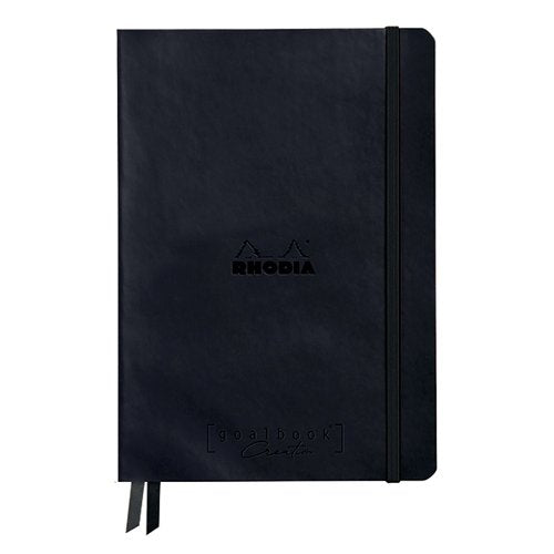 CLAIREFONTAINE RHODIARAMA CREATION DOT GOALBOOK A5 BLACK 194