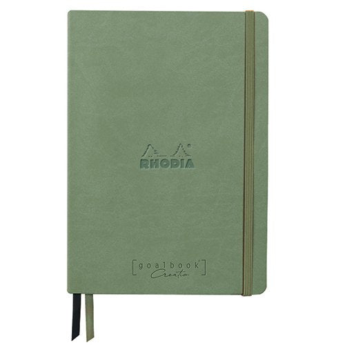 CLAIREFONTAINE RHODIARAMA CREATION DOT GOALBOOK A5 CELADON 1