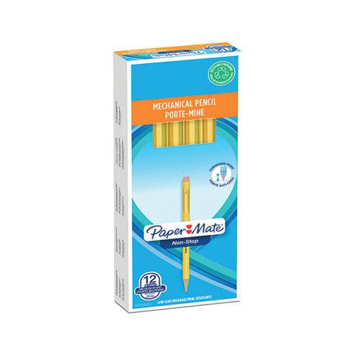 PAPERMATE NON-STOP AUTOMATIC PENCILS 0.7MM HB (PACK OF 12) S0189423
