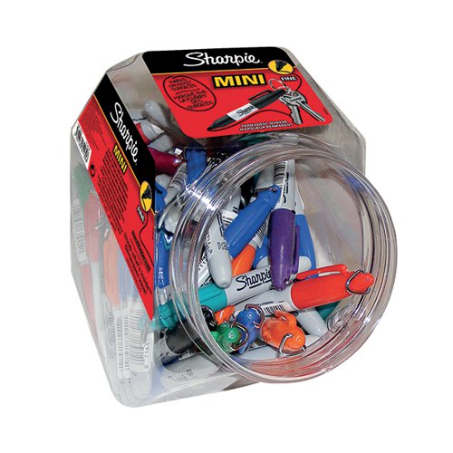 SHARPIE MINI PERMANENT MARKER FINE ASSORTED (PACK OF 72) S08