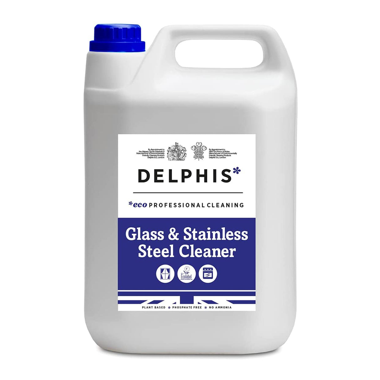 DELPHIS READY TO USE ECO GLASS & STAINLESS CLEANER (5L)