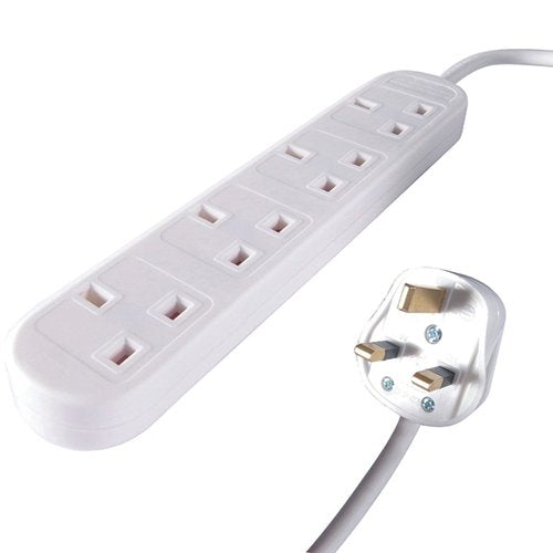 CONNEKT GEAR UK 4-WAY MAINS POWER EXTENSION BLOCK 10M 27-4100