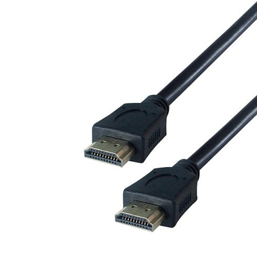 CONNEKT GEAR HDMI V2.0 4K UHD CONNECTOR CABLE MALE TO MALE GOLD CONNECTORS 2M BLACK 26-70204K