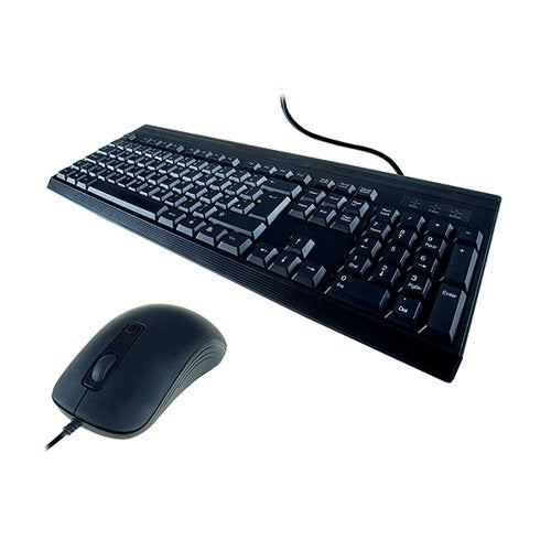 COMPUTER GEAR KB235 STANDARD ANTI-BACTERIAL KEYBOARD AND MOU