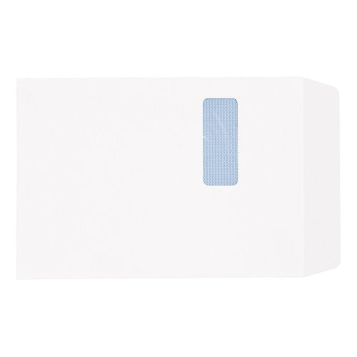 5 STAR OFFICE ENVELOPES POCKET SELF SEAL WINDOW 90GSM C4 324